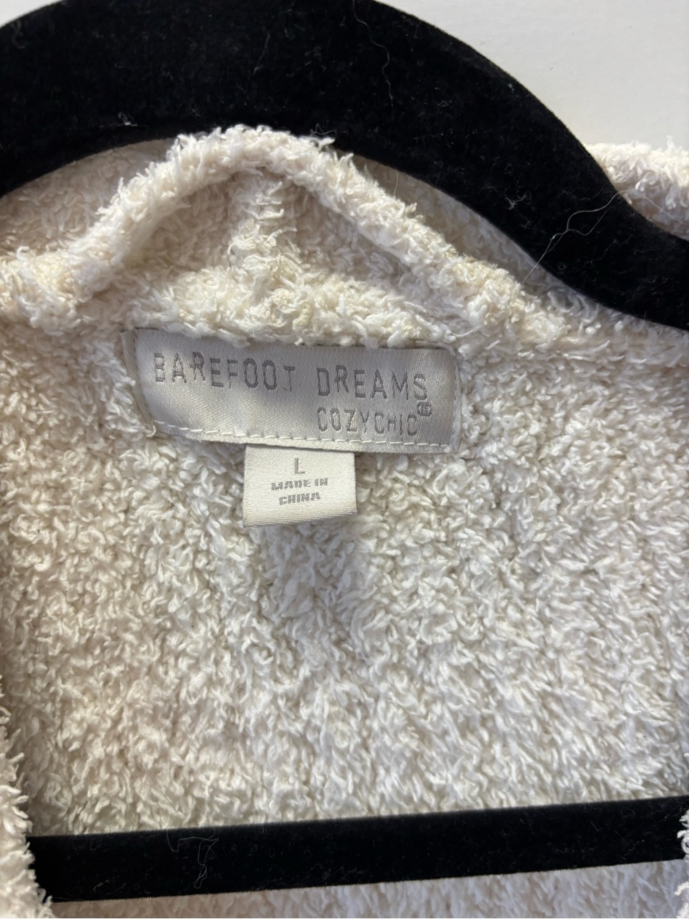 Barefoot Dreams CozyChic Plush Cream robe